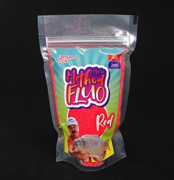 Benzar Feeder FLUO Micro Pellet Red 2mm 400g