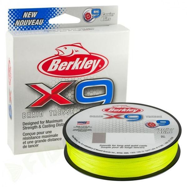 Berkley Šnúra X9 0,06mm 6,40kg 150m Fluo Green