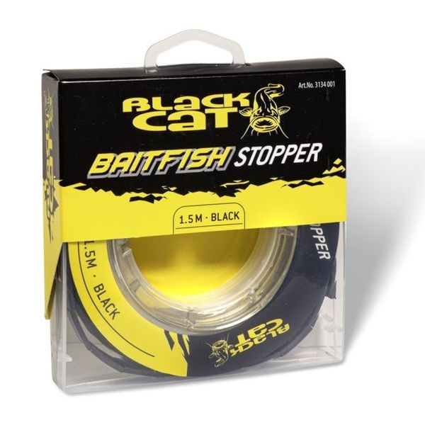 Black Cat Baitfish Stoper 1,5m zarážky čierne