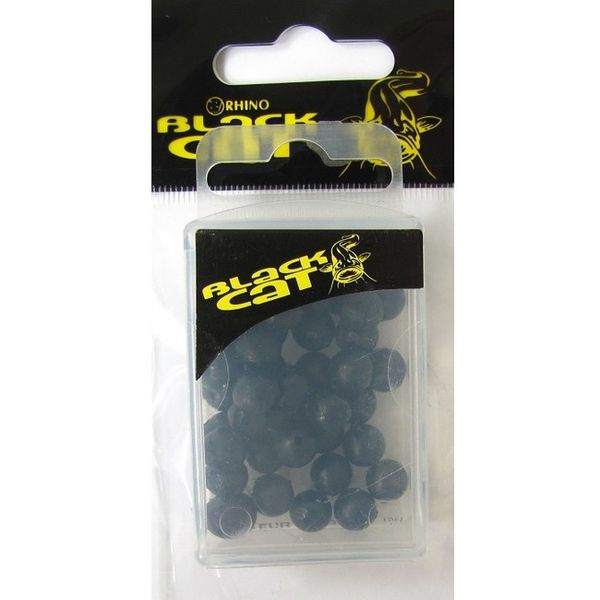 Black Cat Hard Bead Black 8mm 50ks