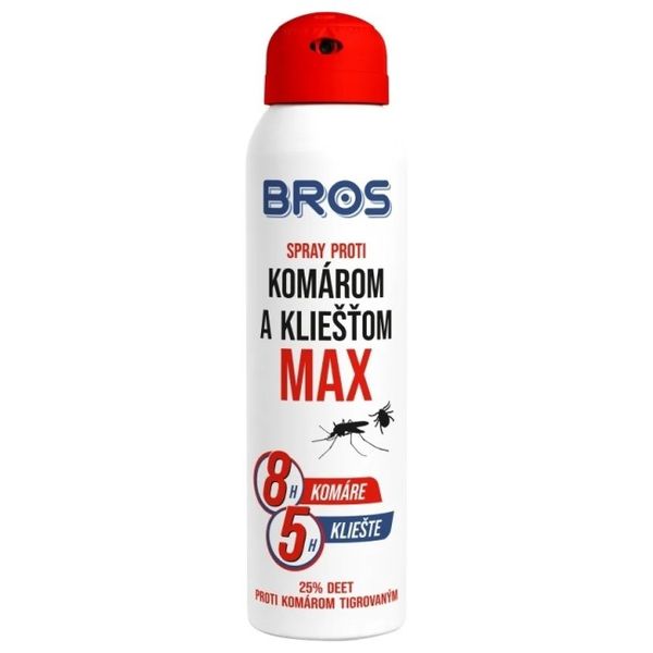 Bros MAX sprej proti komárom a kliešťom 90ml