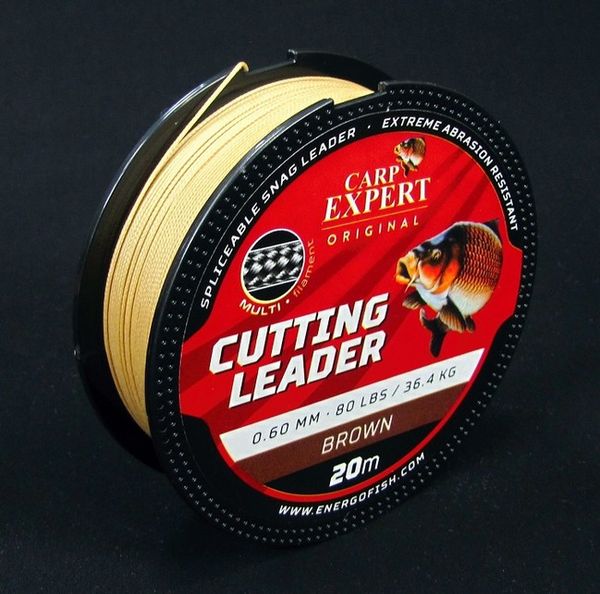 Carp Expert Cutting Leader 0,60mm 36,4kg 20m Sand