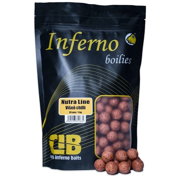 Carp Inferno Boilies Nutra Line 20mm 1kg Višňa - Chilli