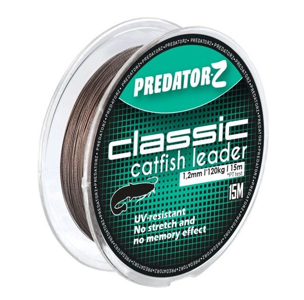 Carp Zoom Šnúra Predator Classic Catfish Leader 1.2mm/120kg/15m  CZ7466