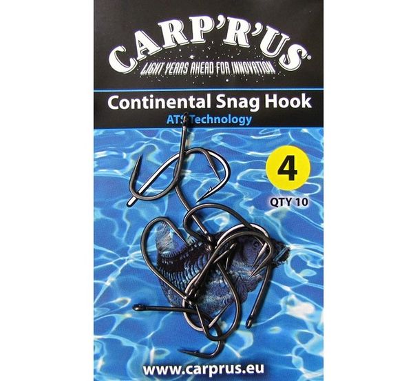 Carp R Us Continental Snag Hook-ATS veľ.4/10ks