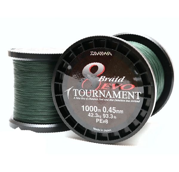 Daiwa Tournament 8 B Evo 0,12mm/8,6kg/1m Dark Green