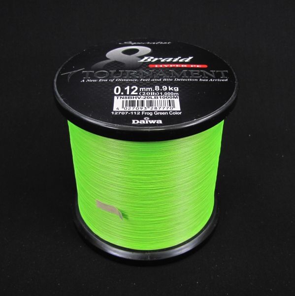 Daiwa Tournament Šnúra 8 Braid Green 0.12mm 8.9kg