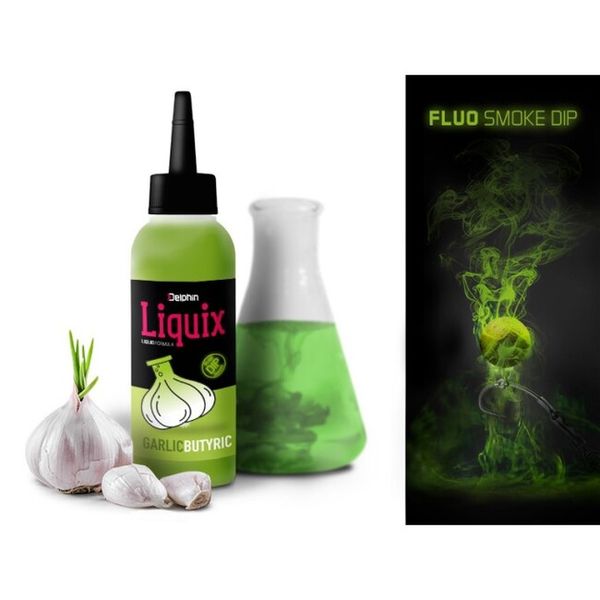 Delphin Fluo dip D SNAX LiquiX 100ml Cesnak-Butyric