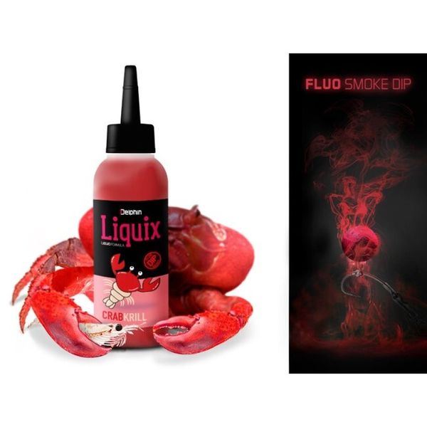 Delphin Fluo dip D SNAX LiquiX 100ml Krab-Krill