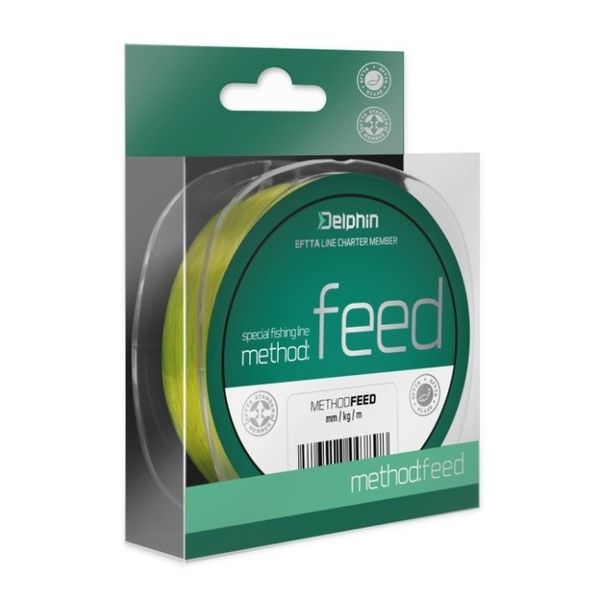 Delphin Method FEED žltá 150m 0,16mm 2,4kg