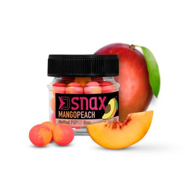 Delphin Nástraha Snax Pop 12 mm 20 g - Mango Broskyňa