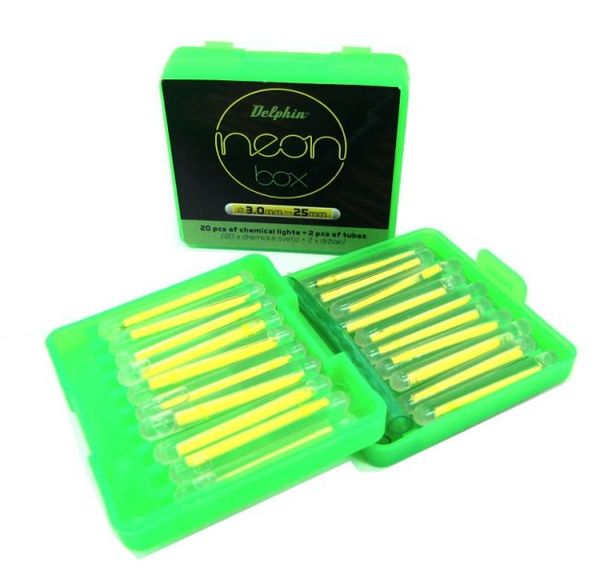 Delphin NEON Box 3 x 25mm / 20ks