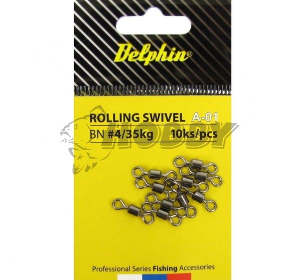 Delphin Rolling Swivel A-01 4/35kg 10ks