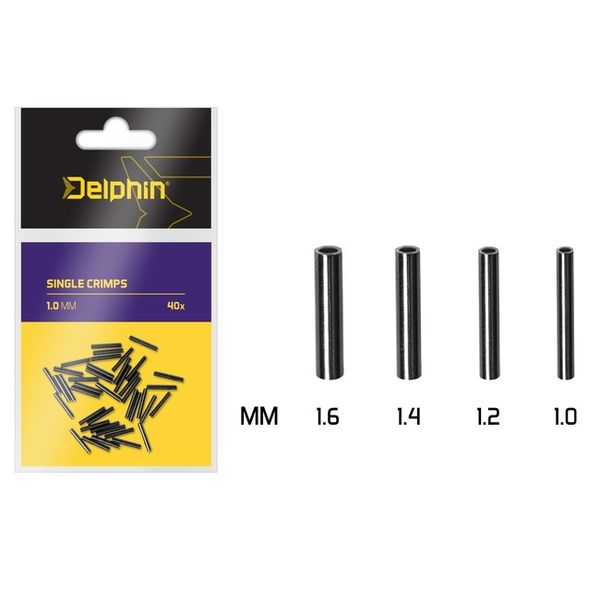 Delphin Single CRIMPS 1,40 mm 40ks