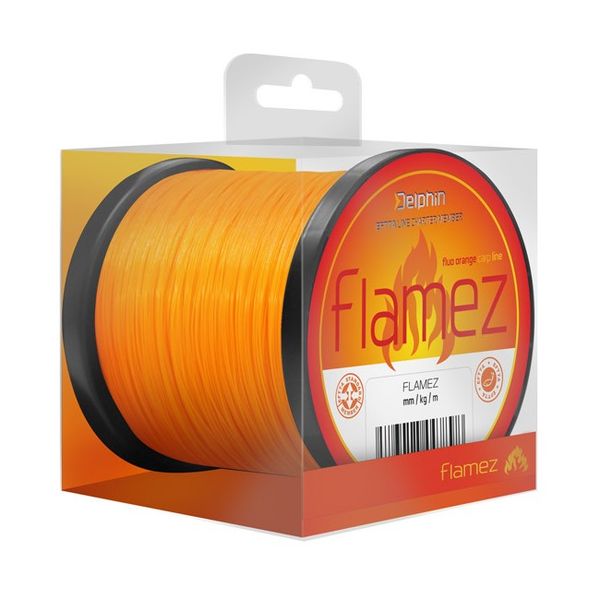 Delphin Vlasec FLAMEZ 0,30mm 6,8kg 1200m oranžový