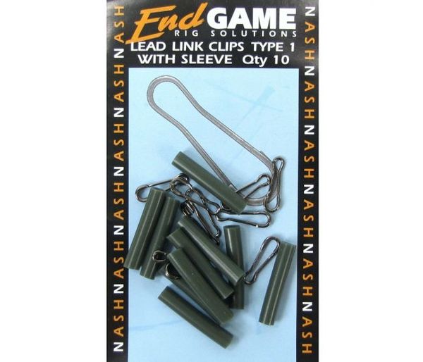 End Game Lead Link Clips With Sleeve 10ks