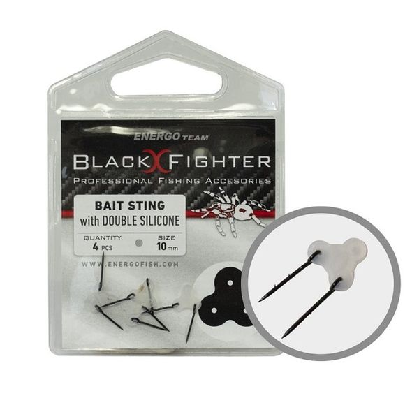 Energofish Bait Sting With Silicone 10mm dvojitý 4ks