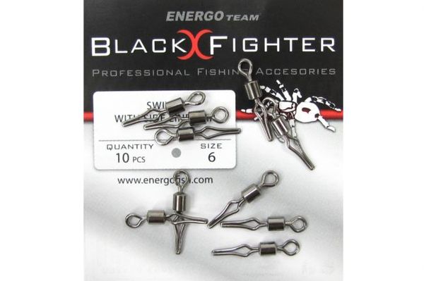 Energofish Black Fighter Drop Shot obratlíky veľ.6/10ks