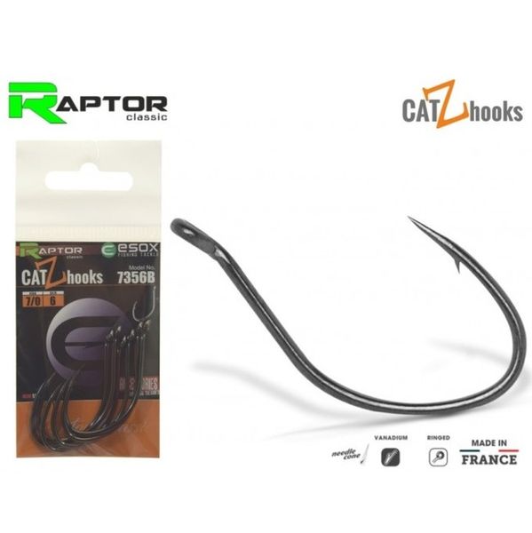 Esox Háčiky Raptor Cat Z veľ.9/0 - 4ks