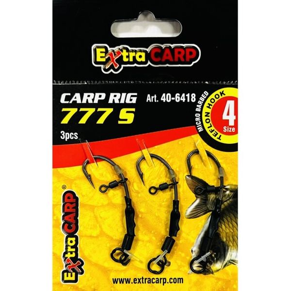 Extra Carp Montáž Carp Rig 777S v.4 3ks