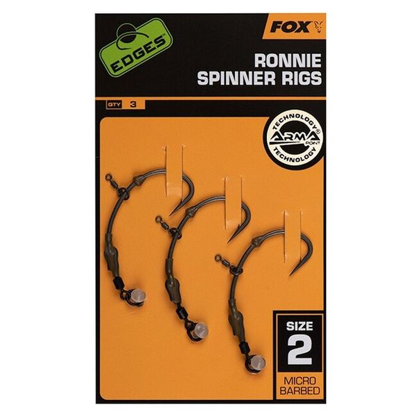 Fox Montáž Ronnie Spinner Rigs v.2 3 ks