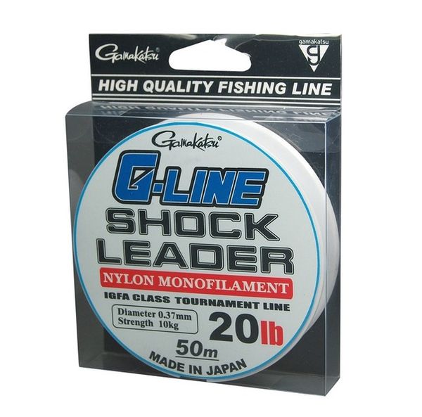 Gamakatsu G-Line Shock Leader 0,47mm/30lbs 50m