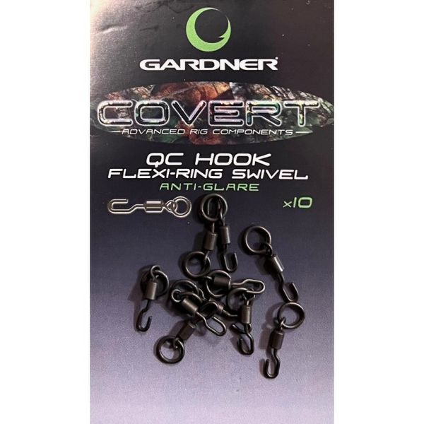 Gardner Obratlík Covert QC Flexi Ring Swivels Size 12