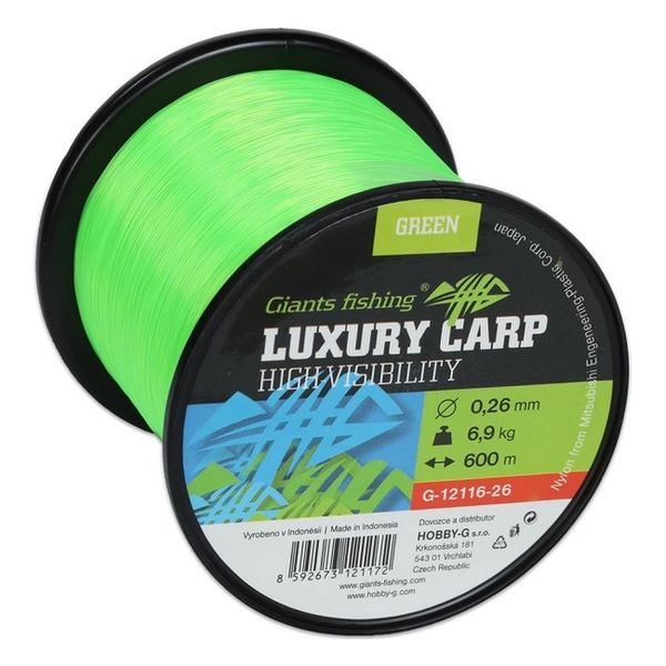 Giants Fishing Vlasec 0,30 mm 9,3 kg 1400 m Luxury Carp High-Visibility Green