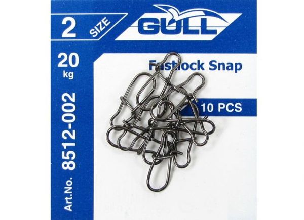 Gull Fastlock Snap 8512-002 Veľ.2/20kg/10ks