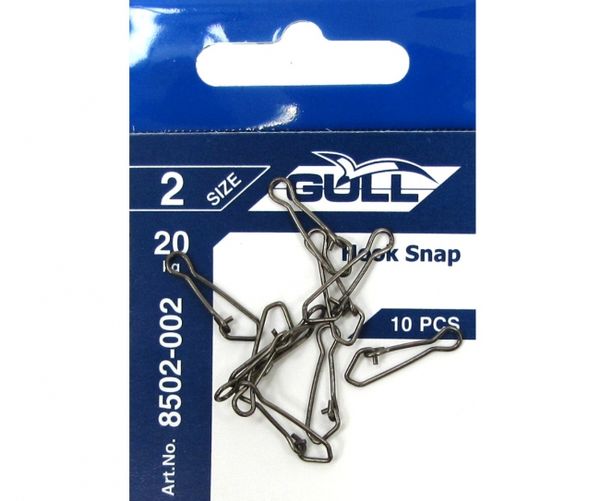 Gull Hook Snap Karabinka 8502-002 Veľ.2/20kg/10ks