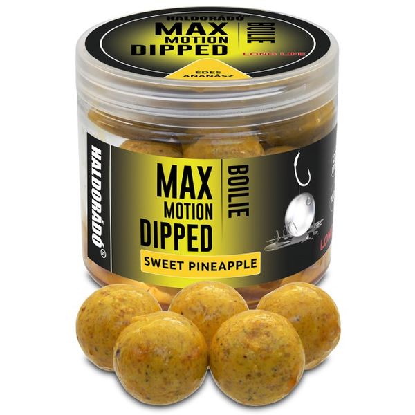 Haldorádó MAX MOTION Boilie Dipped 20 mm 80 g Sladký Ananás