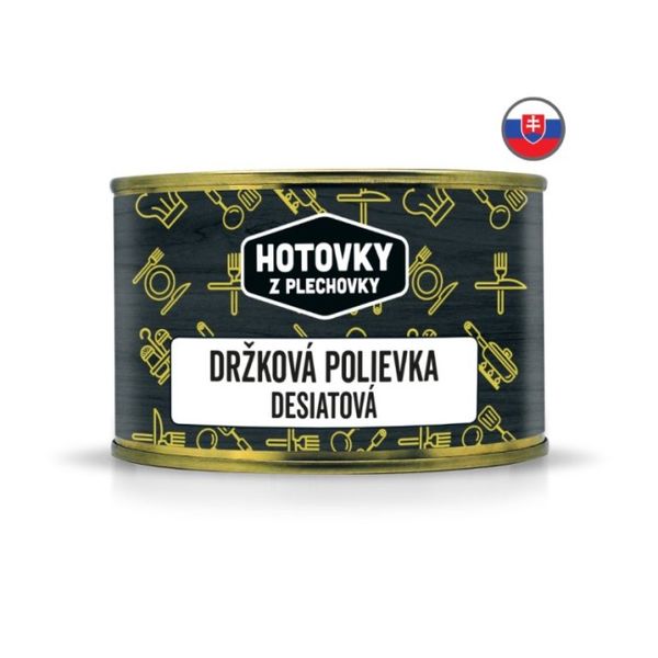 Hotovky z plechovky Držková polievka desiatová, 400 ml