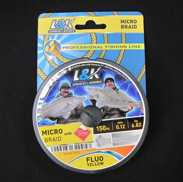 L&K Zander micro braid 0,08mm/4,55kg/150m