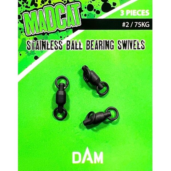 Madcat Obratlík Stainless BB Swivels 3 ks - 2 75 kg