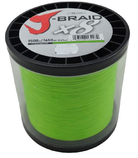 Metráž Daiwa J-Braid X8 0,16mm/9kg/1m chartreuse