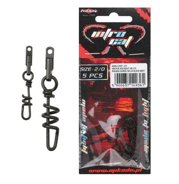 MIKADO Heavy Swivel With Screwed Snap - 5mm 125kg 5ks