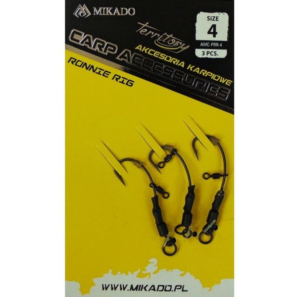 Mikado Nadväzec Ronnie Rig Hook v.6 3 ks