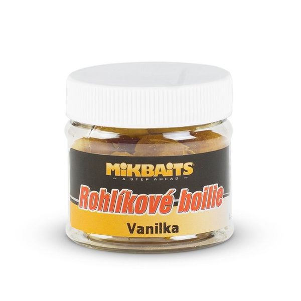 Mikbaits rohlíkové boilies Vanilka 50ml