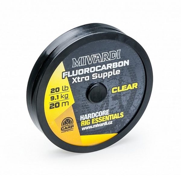 Mivardi Fluorocarbon Xtra Supple 20m 9,1kg 20lb