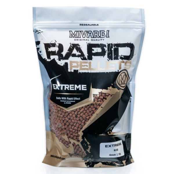 Mivardi Rapid Pelety Extreme Krill 4mm/1kg