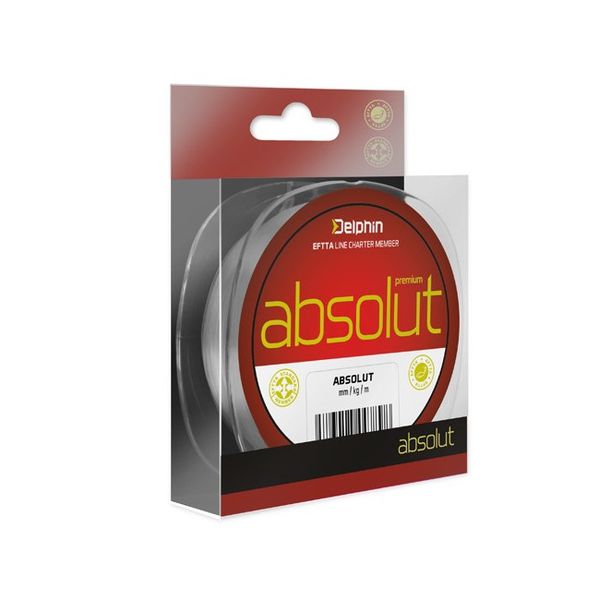 Monofil Delphin ABSOLUT transp. 0,16mm/5,6lbs 150m