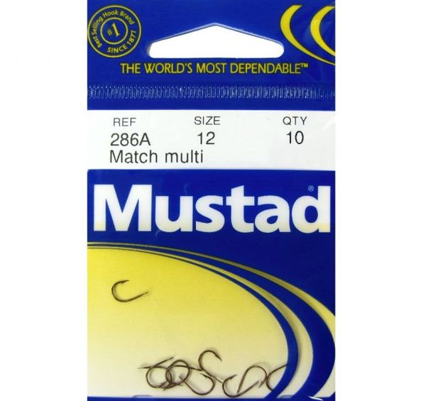 Mustad Háčiky Lopatkové Match Multi 286A č.12 10ks