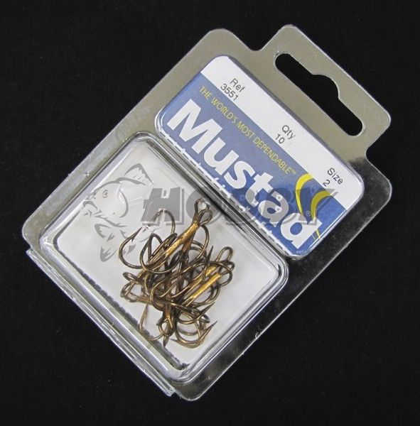 Mustad Trojháčiky 3551 veľ.8, 10ks