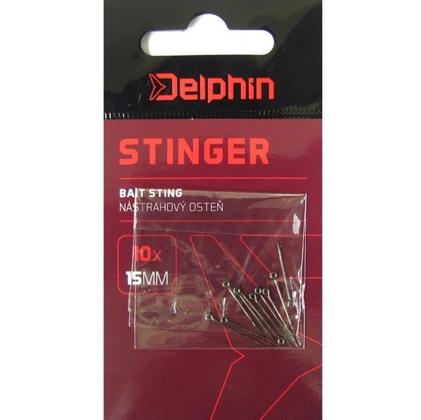 Nástrahový osteň Delphin STINGER 15mm 10ks čierny