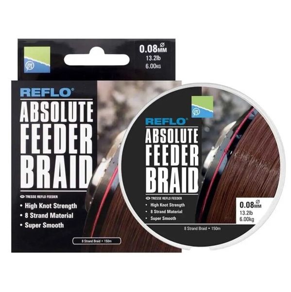 Preston Absolute Feeder Braid 0,08mm 150m