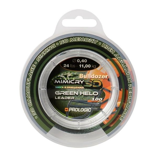 Prologic Šokový Vlasec Mimicry Green Helo Leader 0,40mm 11kg 100m