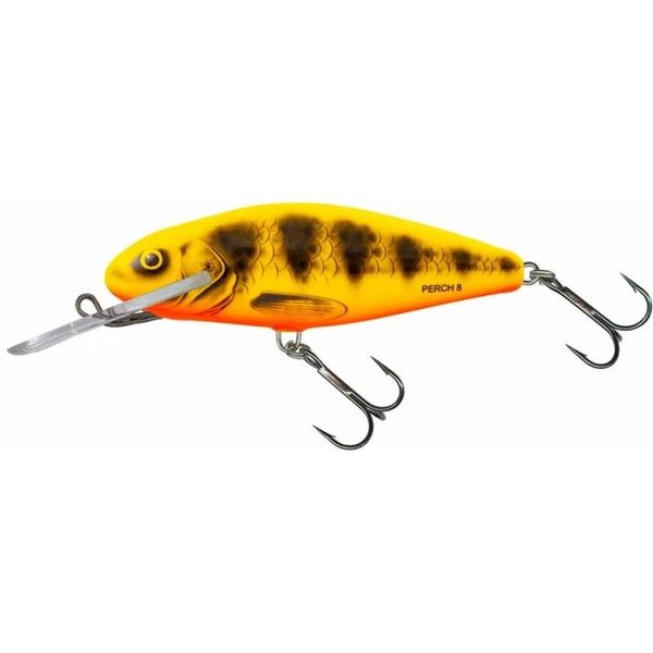 Salmo Wobler Perch Deep Runner 8cm Yellow Red Tiger