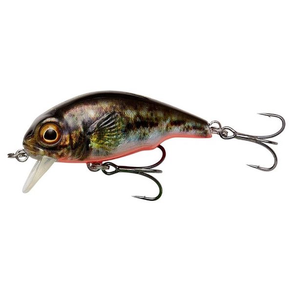 Savage Gear Nástraha 3D Goby Crank SR 4cm 3g Floating UV Red and Black