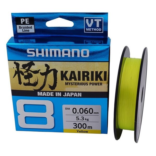 Shimano Šnúra Kairiki 8 0.215mm/20,8kg/150m Yellow