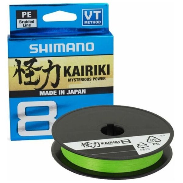 Shimano Šnúra Kairiki 8 0,100mm/6,5 kg/150m Mantis Green